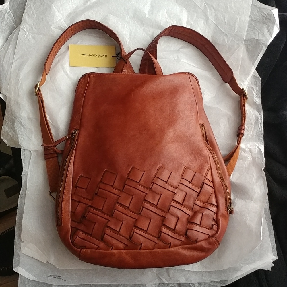 Marta Ponti leather backpack